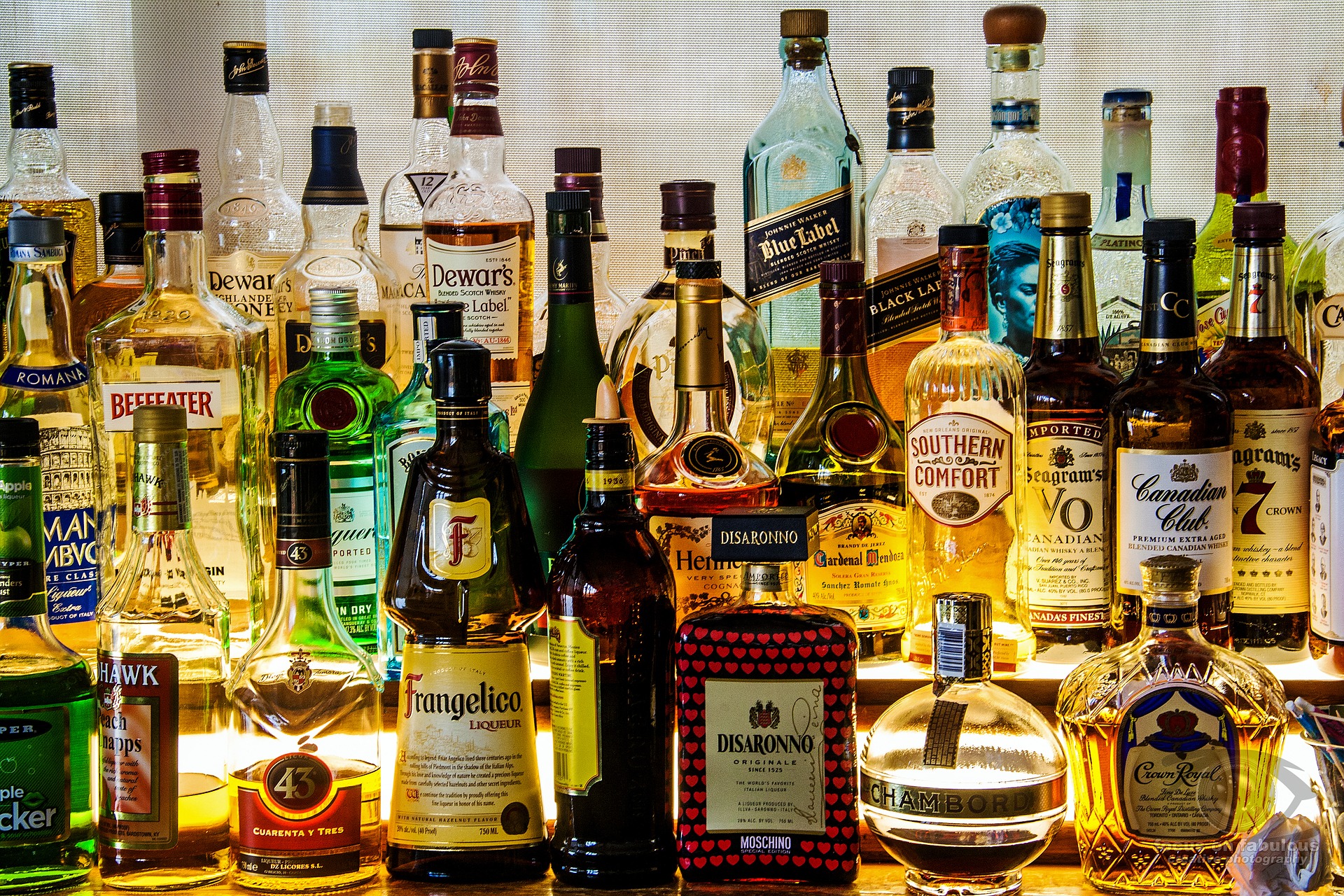 A few types of liquor are the base ingredient for many cocktails.